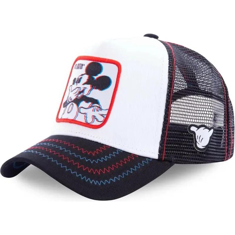 Hot Sale Unisex Anime Cartoon Cap Disney Embroidery Baseball Cap Men Women Trucker Hat