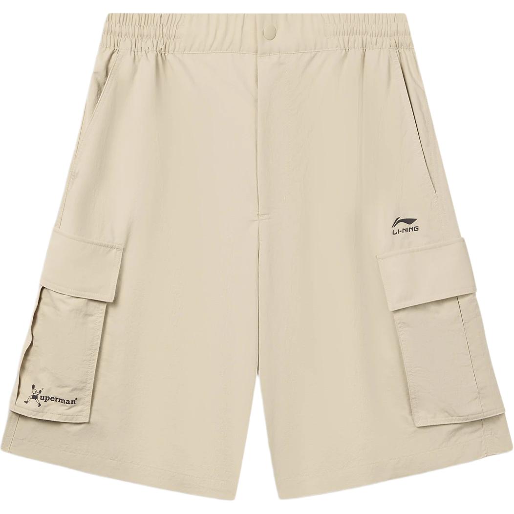 Li Ning Xuperman Коллаборация Повседневные Удобные Простые Спортивные Шорты Мужские шорты AKSW639-1 XL