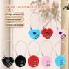 Password Lock, Wire Rope Flexible 3-Digit Combination Keyless Zinc Alloy Anti-Theft Lock for Helmets Car Baskets Luggage Wardrobes Travel Security