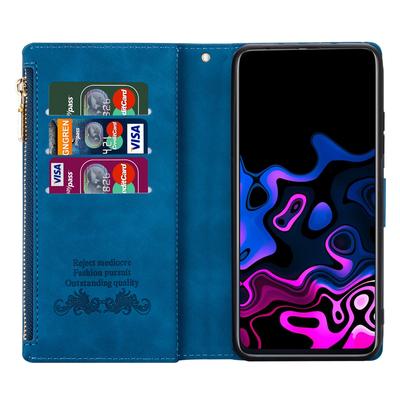 For Samsung Galaxy A36 5G Wallet Case Color Splicing Leather Phone Cover with Stand
