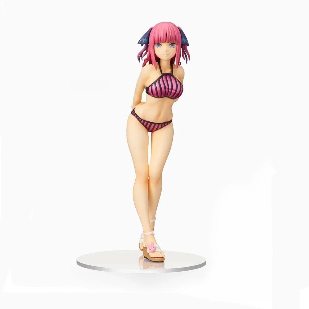 5 Toubun no Hanayome Anime Figure Nakano Ichika Nino Miku Yotsuba Itsuki PVC Statue Model Ornament Collection Toy For Fans