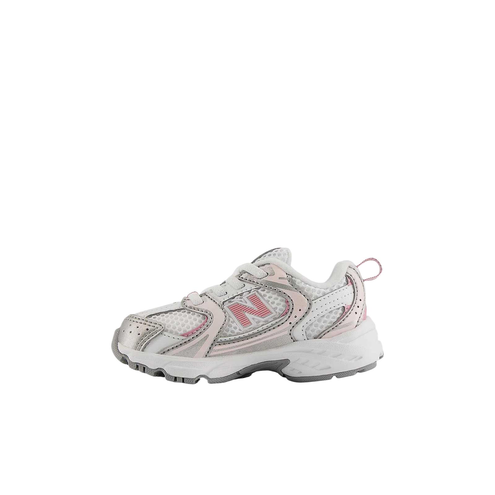 

New Balance NB 530 Bungee Cushioning Low top Toddler Shoes Gray Pink Infant And Toddler IZ530EC 25