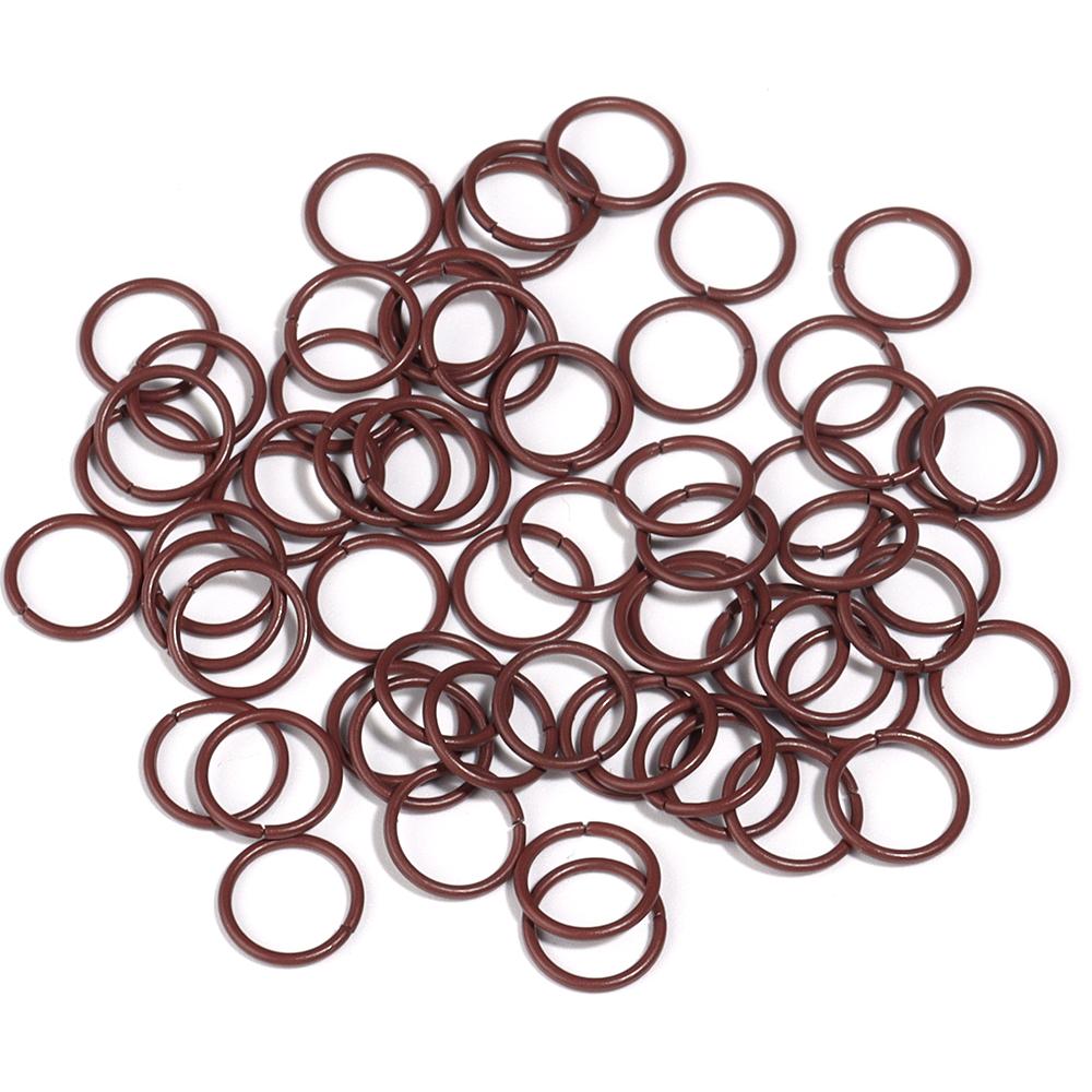 50Pcs Multicolor Charm Metal 8 10mm  Single Loops Jump Rings DIY Jewelry Findings Closed Ring For Keychain Bracelet Accessories