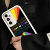 Phone Case for Samsung Galaxy A17 A16 A15 A14 A13 LGBT Rainbow Love Is Love A56 A36 A26 A55 A35 A25 A54 A34 A24 A53 A33 A23 A07