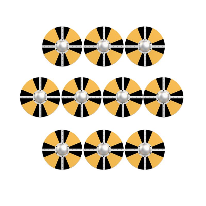 MOC Medieval Military Castle Weapon Roman Knight Helmet Shield Accessories Building Blocks Green Dragon Lion Crusader Bricks Toy