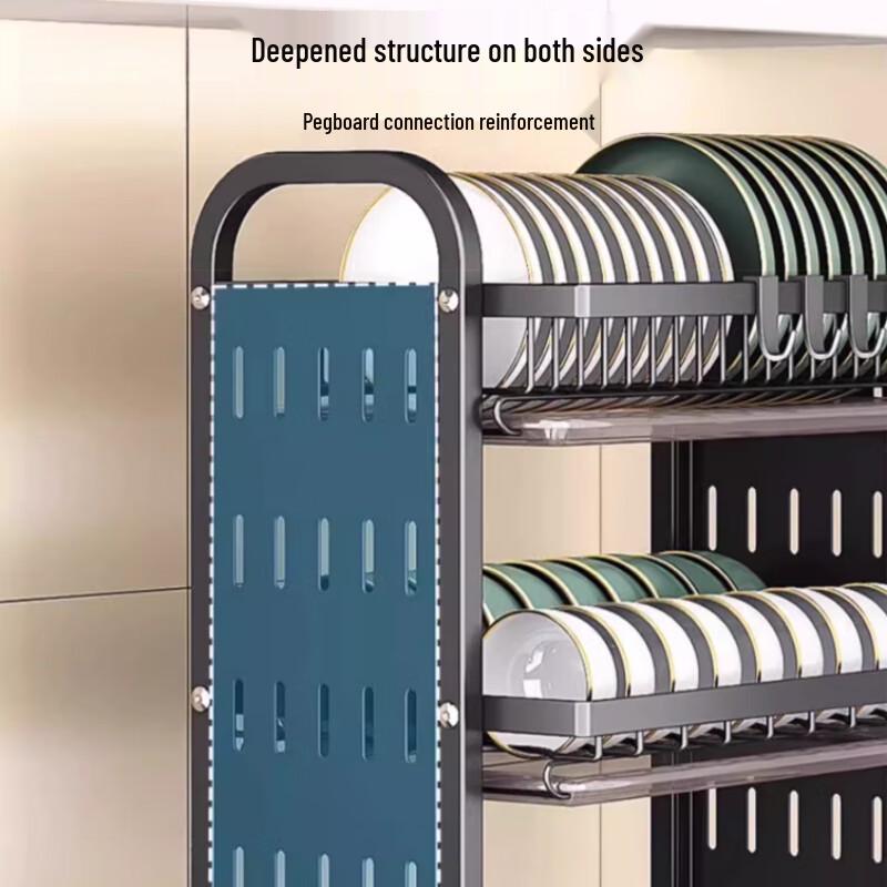 Beifu Kitchen 3-Tier Stainless Steel Dish Drying Rack