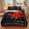 Lord Rings Two Towers Print 3Pcs Bedding Setduvet Cover With 2 Bedropillowcase Home Birthday Gift