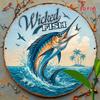 Flat Metal Sign, 2D Tin Wall Art Home Decor