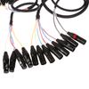 2 4 6 Channel Professional Multi-Media 3 Pin Xlr Cable Male To Female Balanced Audio Extension Cord