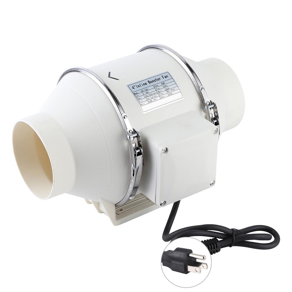 High Efficiency Inline Duct Fan Air Extractor Bathroom Kitchen Ventilation System