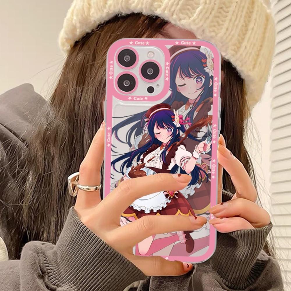 Oshi No Ko Phone Case For Samsung S 20 21 22 23 lite plus ultra Clear Mobile Cover Funda