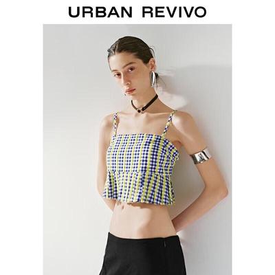 UR Women's Color Block Plaid Camisole