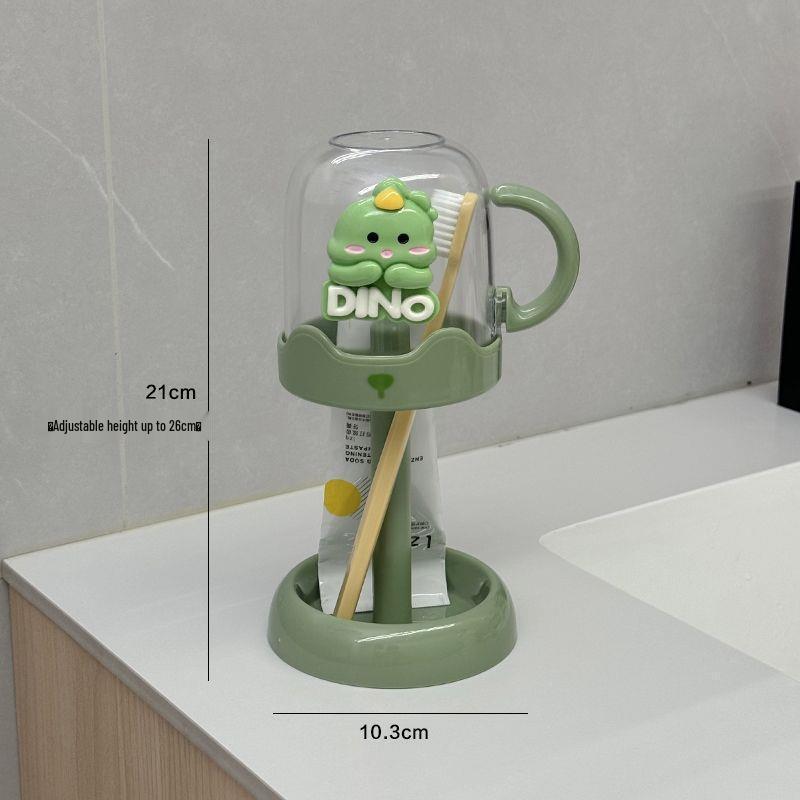 Cute Toothbrush & Toothpaste Storage Rack Set with Cup
