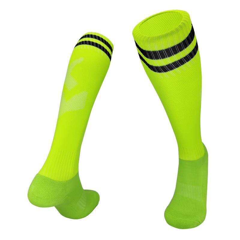 Over-knee Football Socks Men's and Women's Stockings Towel Bottom Sweat-absorbing Non-slip Sports Socks Children's Adult Breathable Thickened Socks