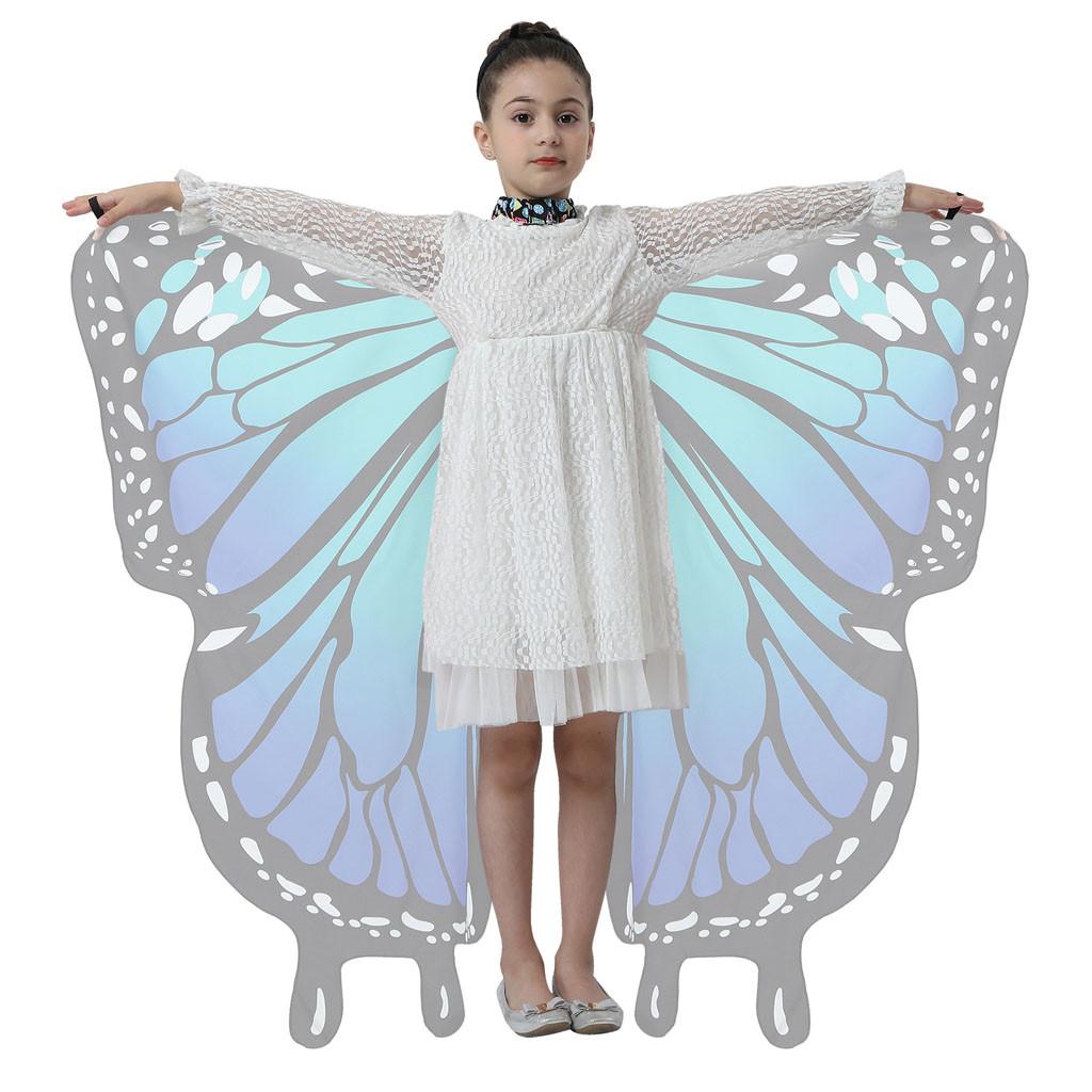 Children's Butterfly Shawl Lady Cape Costume Accessory