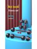 Adjustable Rubber-Coated Dumbbell & Barbell Set for Men and Women Fitness