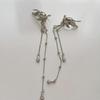 RSAMD 1pc Angel Wings Liquid Metal Butterfly Tassel Ear Cuff Non Piercing Earrings 2jo-A4