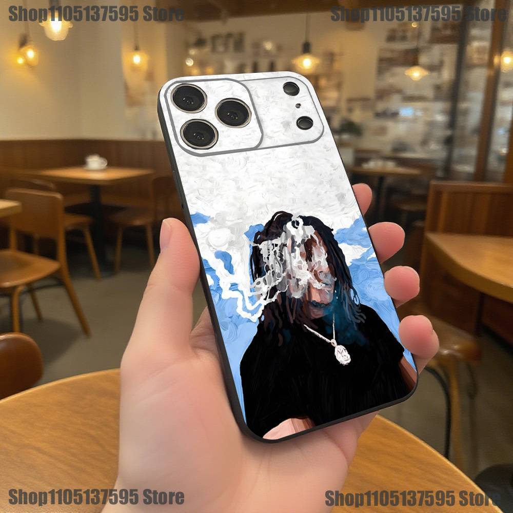 L-Lucki Rapper Gemini Phone Case For iPhone 17,16,15,14,13,12,11,Pro,XS,Max,XR,Plus,E,SE4,Mini Black Soft Cover