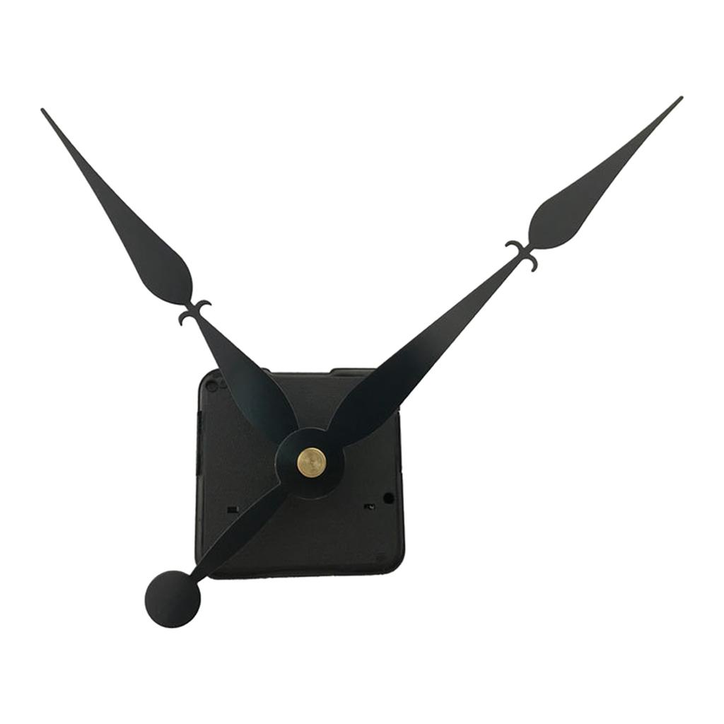 Quartz DIY Wall Clock Movement Mechanism Battery Operated DIY Repair Parts Replacement Long Spade Hands