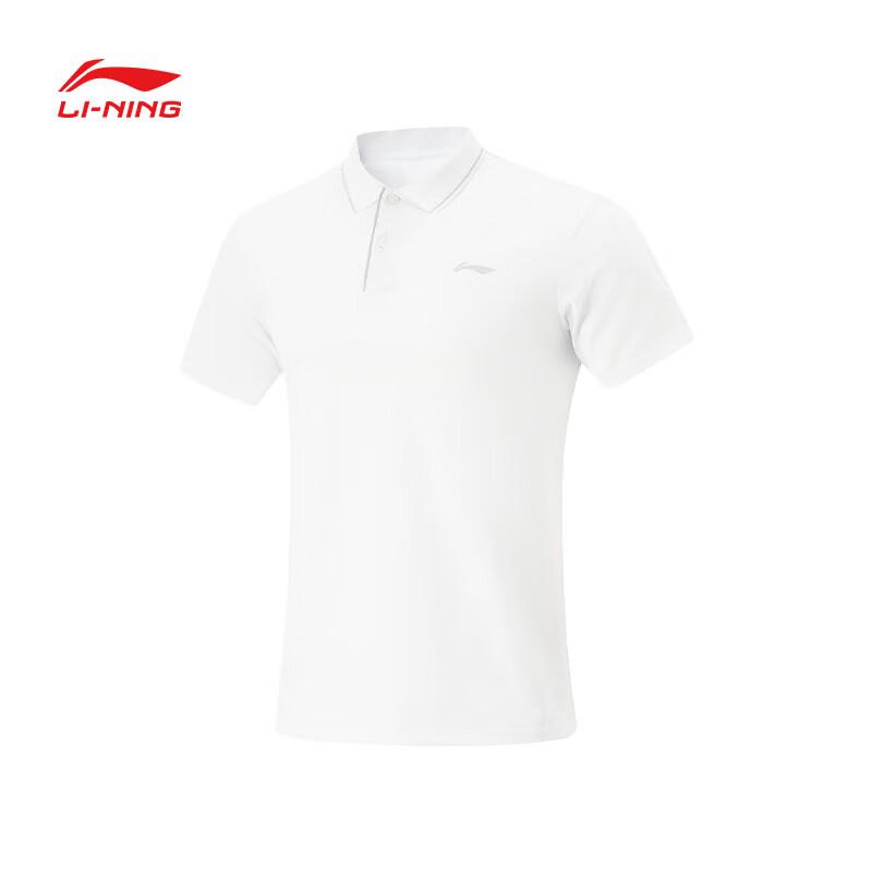 LI-NING Unisex Short-Sleeve Badminton Polo Shirt