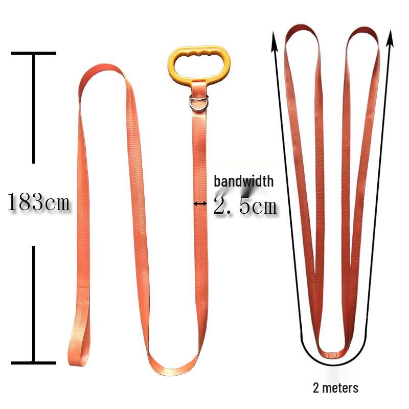 Reflective Outdoor Game Dragging Harness with Rope