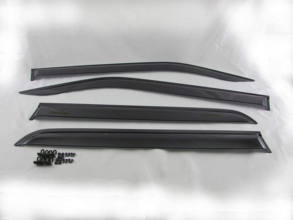 BRIGHTZ Wagon R Stingray MH34S MH44S Side Door Visors with Hardware Compatible with MH and 44 Wagon R Stingrays [INJ-V-122] MH34, MH44, H34, H44, 34,