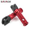 Reposapiés Delantero Estriberas Pedal Para KAWASAKI Z900 Z750 Z650 Z300 Z250 Z125 VERSYS 650 1000 X300 NINJA 250 300 ZX14R Reposapiés del Conductor