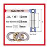 Mini-Axial-Rillenkugellager F9-20M bis F10-20M