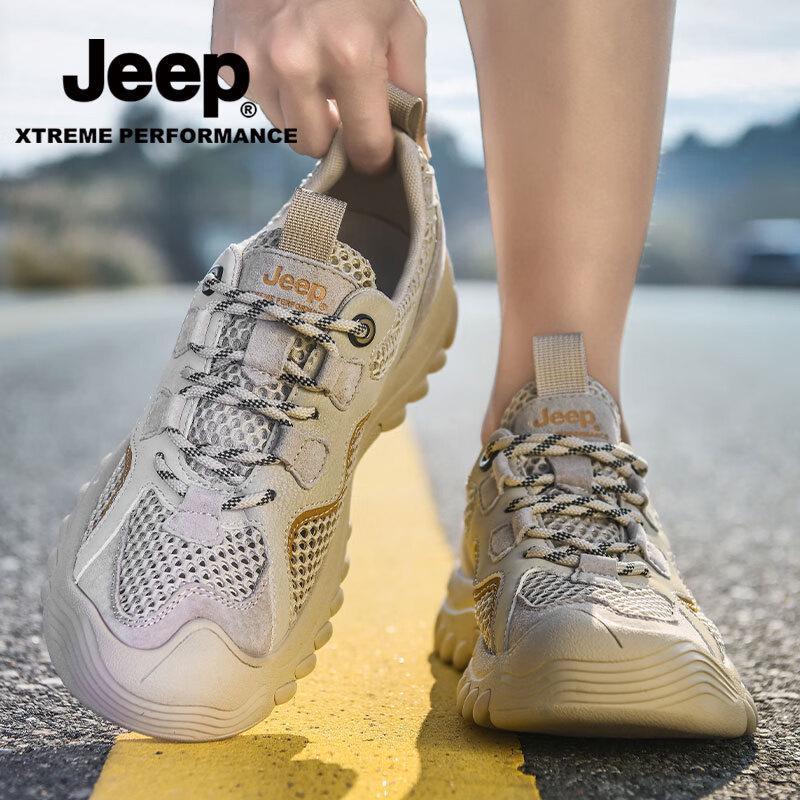 Jeep Men's Breathable Mesh Hiking & Sports Shoes