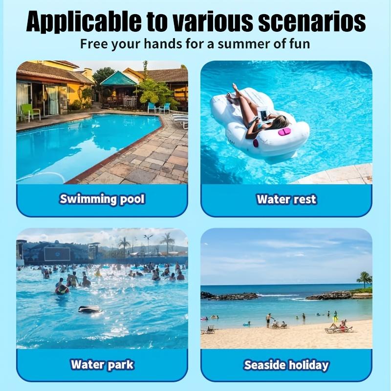 Inflatable Pool Float Hammock for Adults,Multi-Purpose PVC Water Float Bed Lounge Chair,Detachable 3-Row,Inflator Not Included