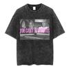 T-shirt Meme Lavaggio Vintage "You Can't Sit With Us" di Britney Spears Paris Hilton Lindsay Lohan, Maglietta Streetwear Unisex Y2K It Girl Fan, 100% Cotone