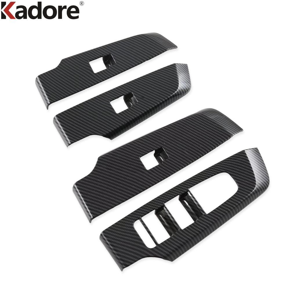 Car Inner Door Armrest Window Lift Switch Button Cover Trim For Mitsubishi Outlander   2024 2025 Interior Accessories