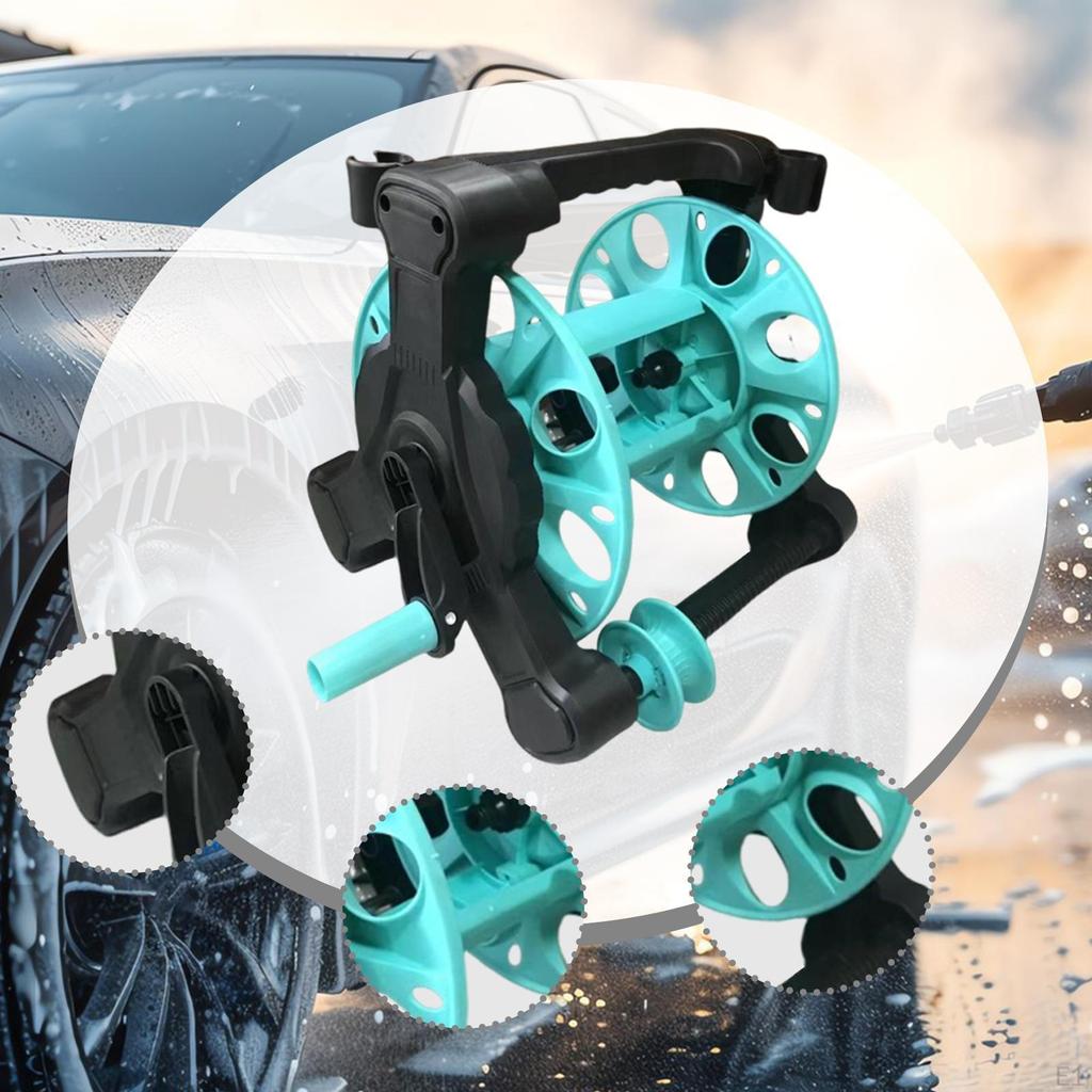 Garden Hose Reel Cart Gardening Tool Outdoor Cleaning Stable Structure Car Washing Outside Heavy