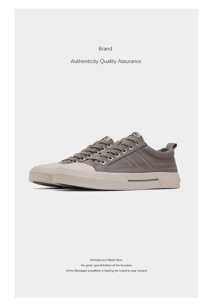2026 Spring Men's Versatile Canvas Shoes - Fashionable, Comfortable, Low Top Skate Sneakers