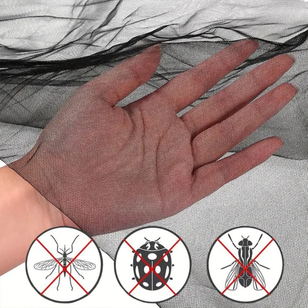 4 Corner Post Mosquito Net Canopy Drape Netting  For Full/Queen/King Indoor Outdoor