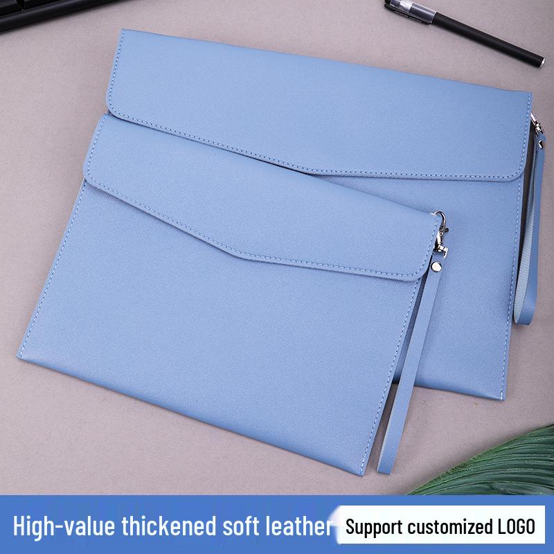 Leather A4/A5 Handle Briefcase & File Bag with Logo Printing Option