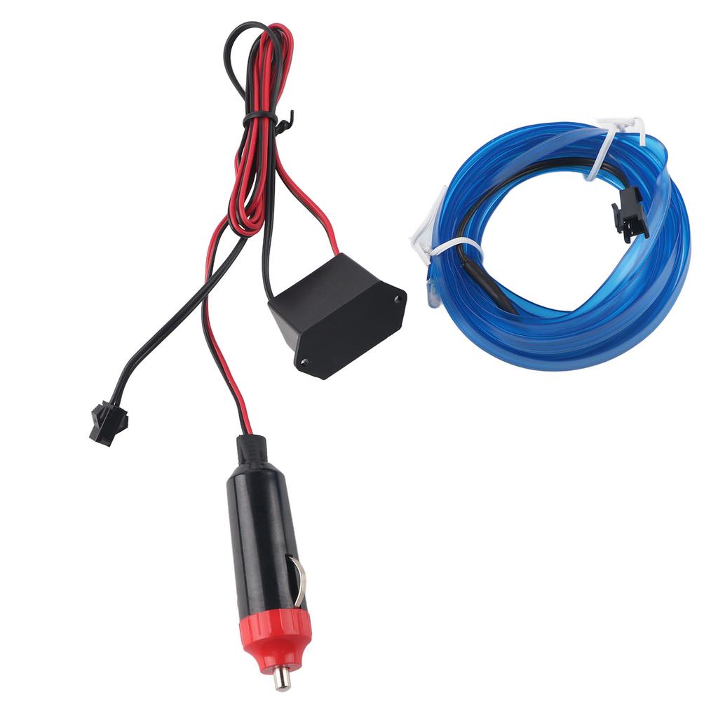 Car Decorative Light Strip Interior Lighting Auto LED EL Cold Lamp Modification PartsWhite