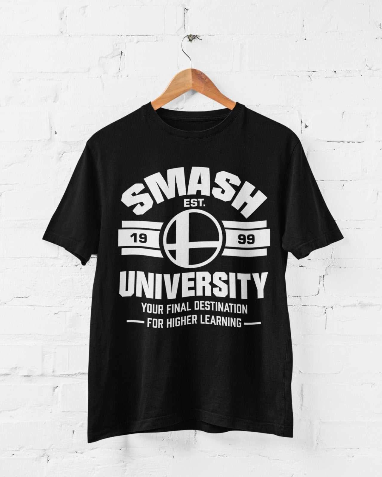 Retro Gaming T Shirt Smash University Est 1999 Bros Super Classic Gamer Gift XL