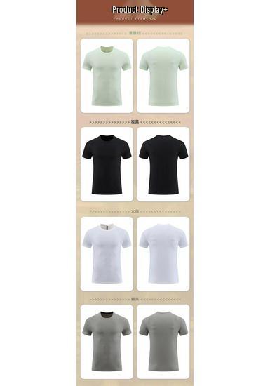 2024 Sun Protection Quick-Dry Short Sleeve Sports T-shirt - UV Resistant, Breathable & Casual for Outdoor Running