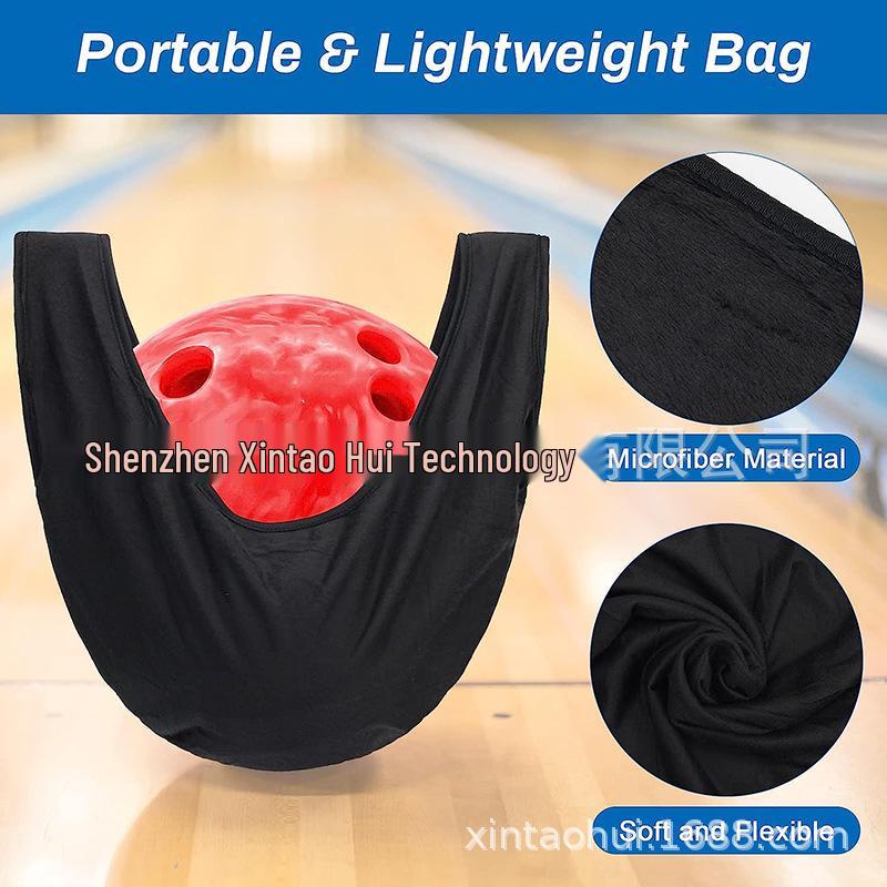 Microfiber Bowling Ball Cleaning Bag & Wiping Towel
