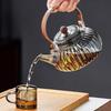 Zuozhixun High-Temperature Glass Pumpkin Teapot