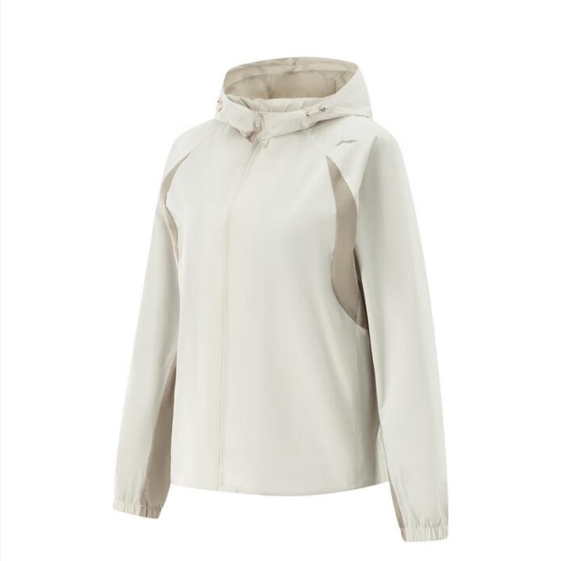 

Li-Ning Color Block Sports Hooded Jacket Unisex Jackets Silver-Gray AFDV178-1 S