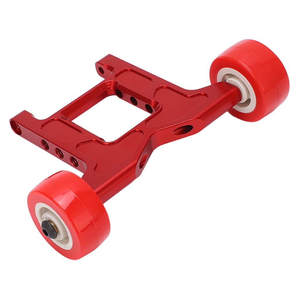 RC Porous Rear Anti Rolling Wheel Head Up Wheel for Arrma Granite for Typhoon 1 10 RC CarRed