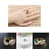 Stunning Fashionable Crystal Ring In [insert Color] For Elegant Lady's Party Jewelry