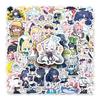 50 Blue Archive Character Stickers: Beautiful Girls Graffiti for Phone Cases, Storage Boxes, and DIY Projects