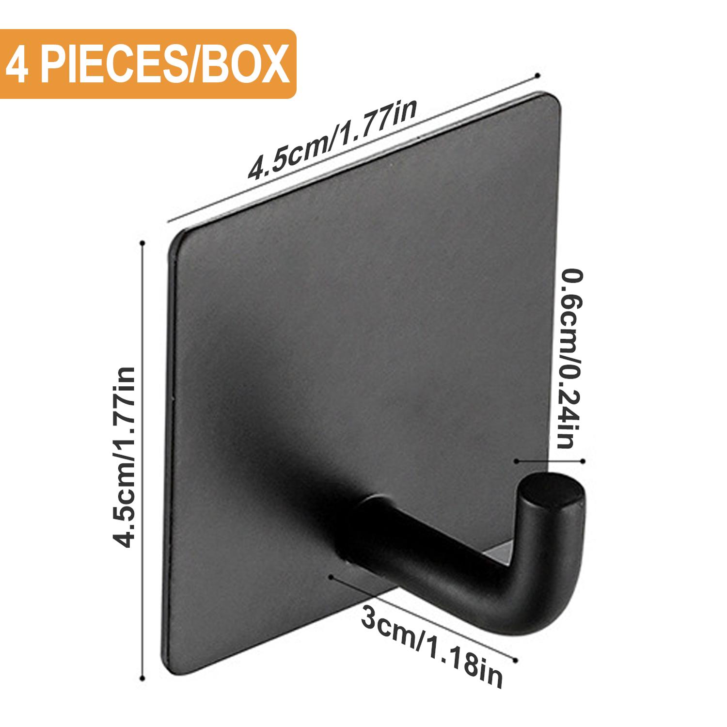 

Металлический крючок из нержавеющей стали 304 без перфорации, прочный и не оставляющий следов, самоклеящийся крючок за входной дверью