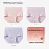 YOUNGYELL Women's High Waist 95% Cotton Seamless Antibacterial Briefs 3-Pack