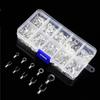 320 PCS Brass Non-Insulated Ring Fork Terminal Crimp Electric Wire Terminals Battery Cable Terminals High Conductivity