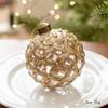 Xmas Baubles Durable Glass Christmas Ball Set 6 Colors Suspensable Christmas Tree Balls 8cm Xmas Baubles Storefront