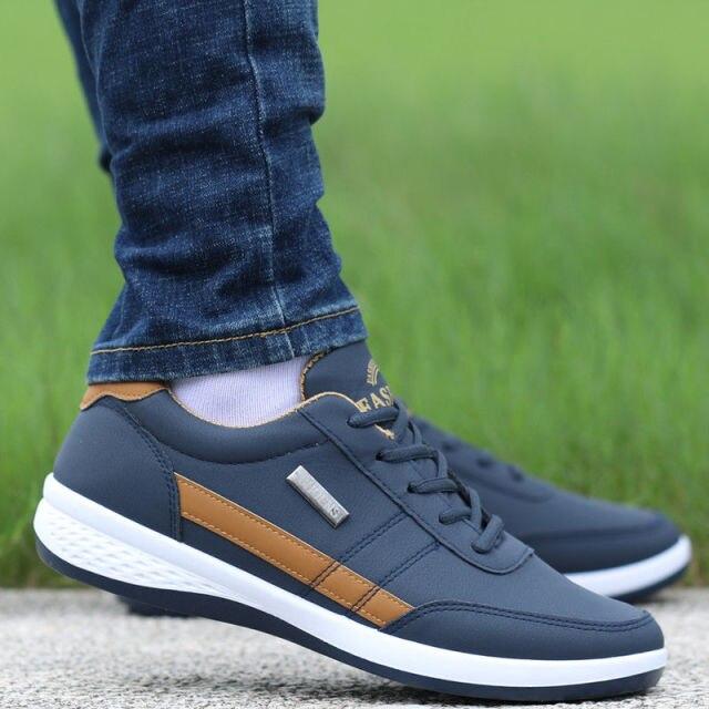 Herrenschuhe Business Casual Schuhe für Männer Pu Lederschuhe Sneakers Man Fashion Loafers Walking Schuhe Zapatos De Hombre